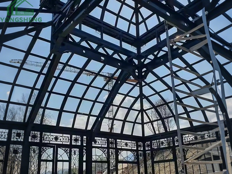 Glass Victorian Conservatory Greenhouse For Sale